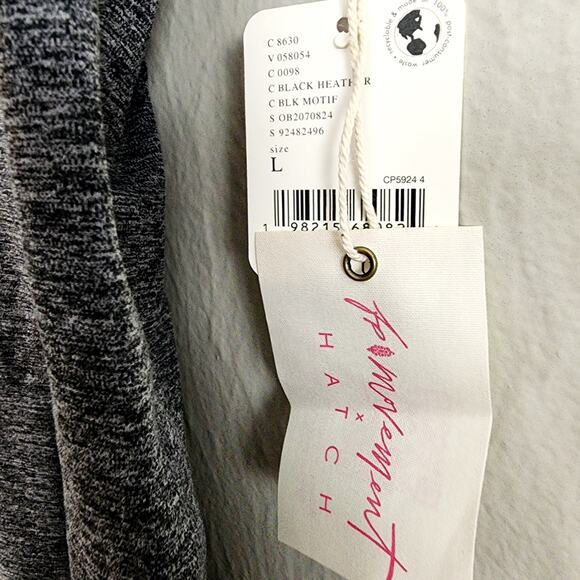 NEW Free People Hatch Maternity Never Better Onesie Jumpsuit Grey Large - Picture 7 of 10